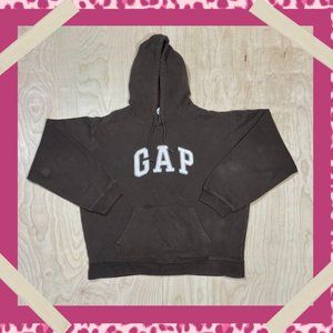 vintage y2k brown GAP hoodie / sweatshirt